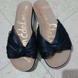 Sam Edelman Black Women's Slide Sandals